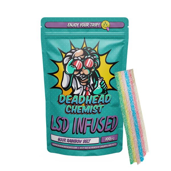 LSD Edible 100ug Sour Rainbow Belt Deadhead Chemist - Deadhead Chemist Store